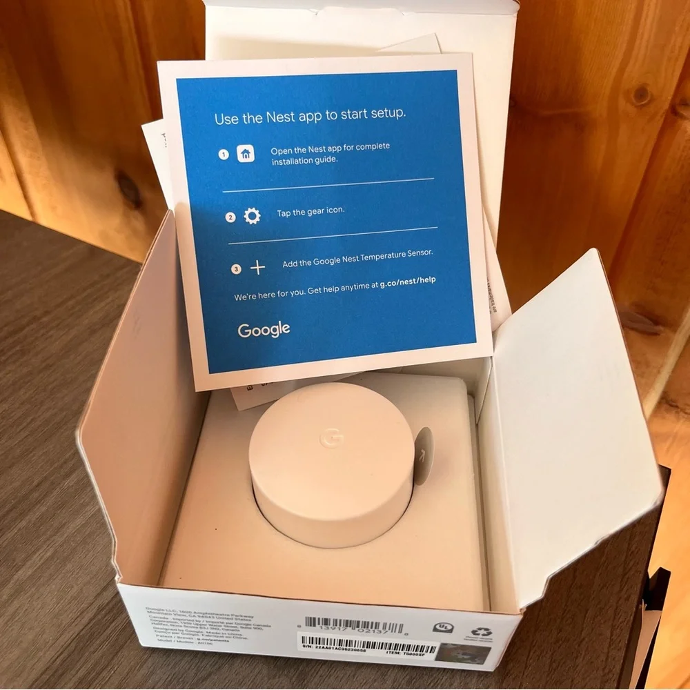 NIB Google Nest Temperature Sensor - Picture 4 of 6